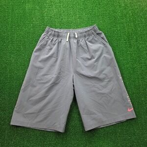 Nike Tennis Contemporary Athlete Youth Kids XL Gray Blue Drawstring 547362-490